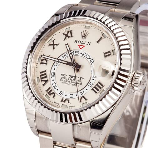 rolex sky dweller white gold price australia